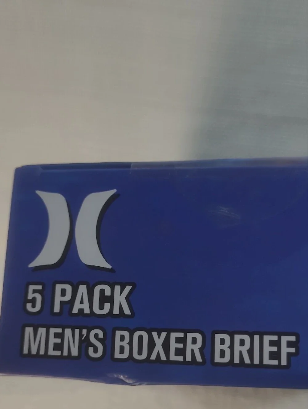 Hurley Men’s Boxer Brief 5-Pack - Black, Blue & Teal Accents Size Medium New